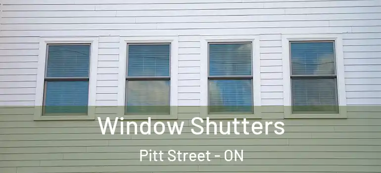 Window Shutters Pitt Street - ON