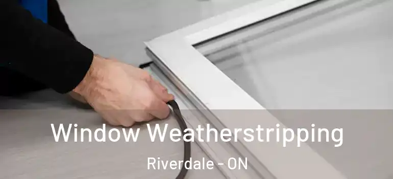 Window Weatherstripping Riverdale - ON