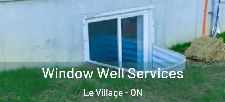 Window Well Services Le Village - ON