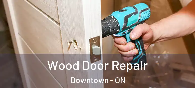 Wood Door Repair Downtown - ON